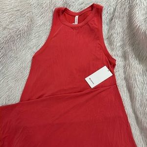Lululemon coral razorback Maxi long lounge Dress size 10 new